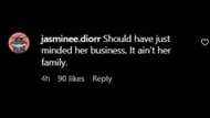 An Instagram user counter-slams Cardi B. (Image via Instagram/jasminee.diorr)